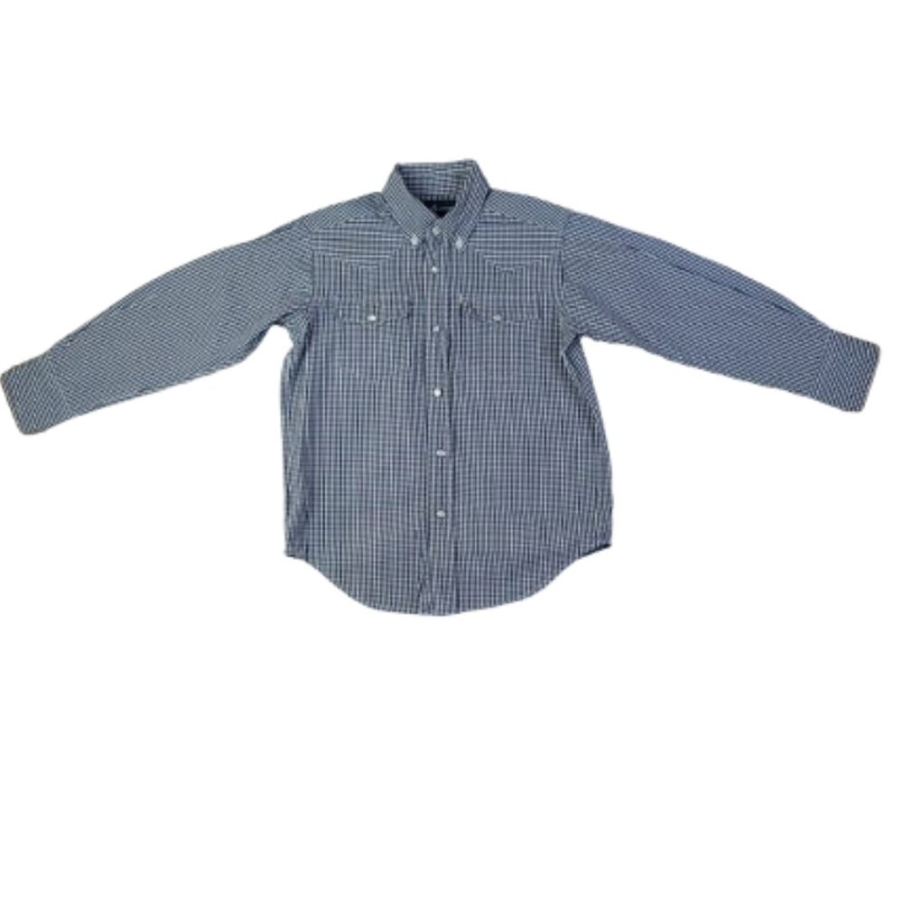 Ralph Lauren Boys Plaid Snap Front Western Shirt Long Sleeve Size 5 - Picture 7 of 7